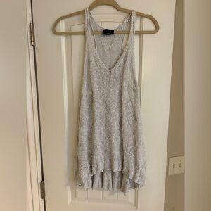 VICI Gray Knit Tank with Textured Stitching in size Large